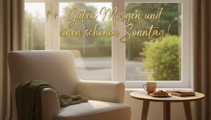 guten morgen sonntag bilder von HitPaw FotorPea erstellt