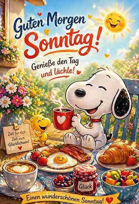 sonntag guten morgen bilder lustig kostenlos