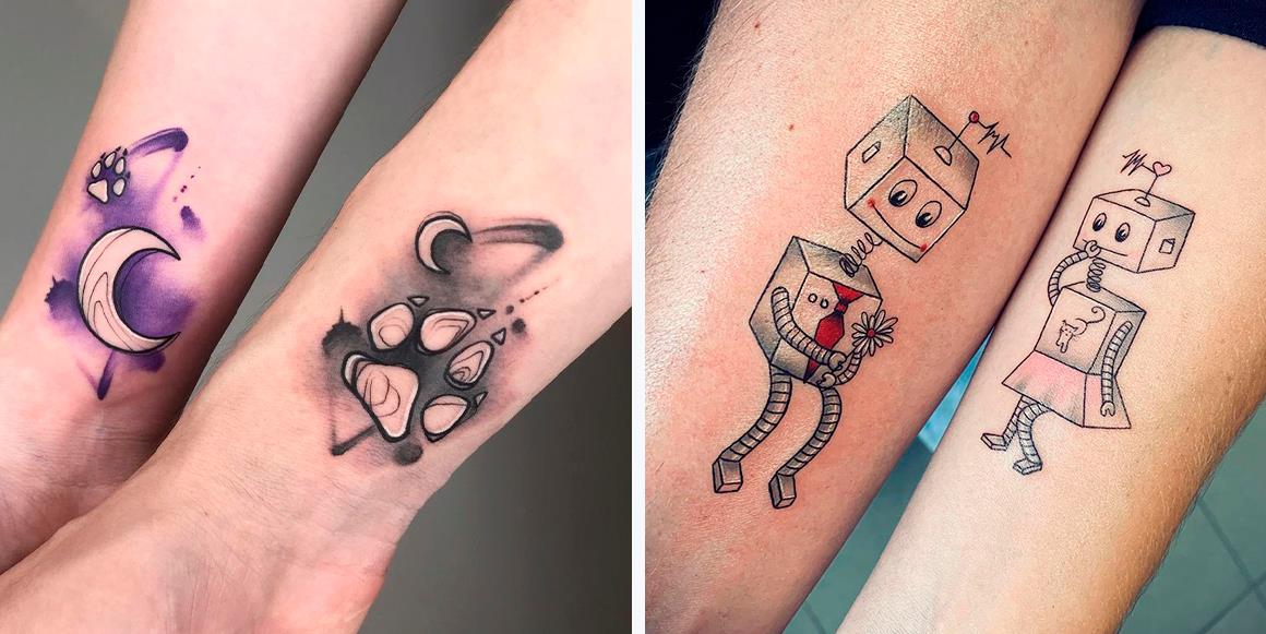 paar tattoo ideen