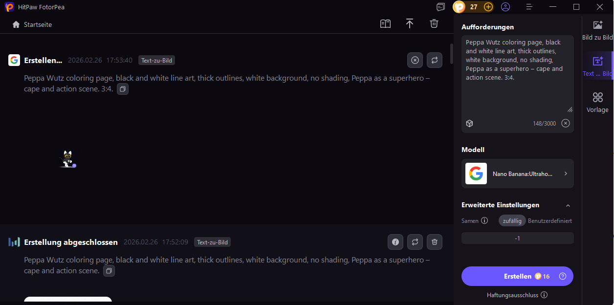 Peppa Wutz Ausmalbild promt