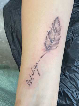 Feder-Tattoo