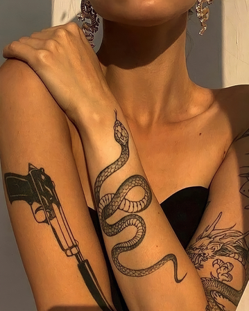 Schlangen Tattoo