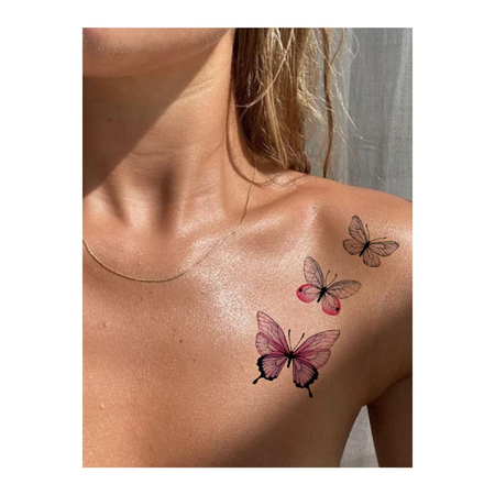 Schmetterlings-Tattoo