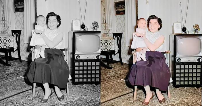 schwarz weiß bilder farbig machen