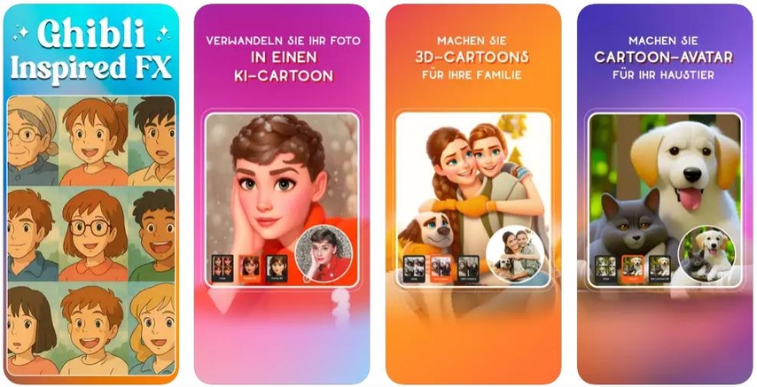 voila bild in cartoon umwandeln app