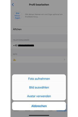 WhatsApp-Profilbild