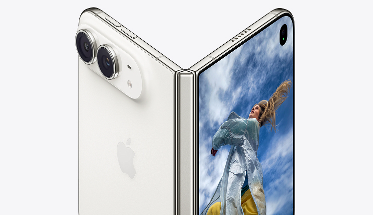 Falte von iPhone Duo