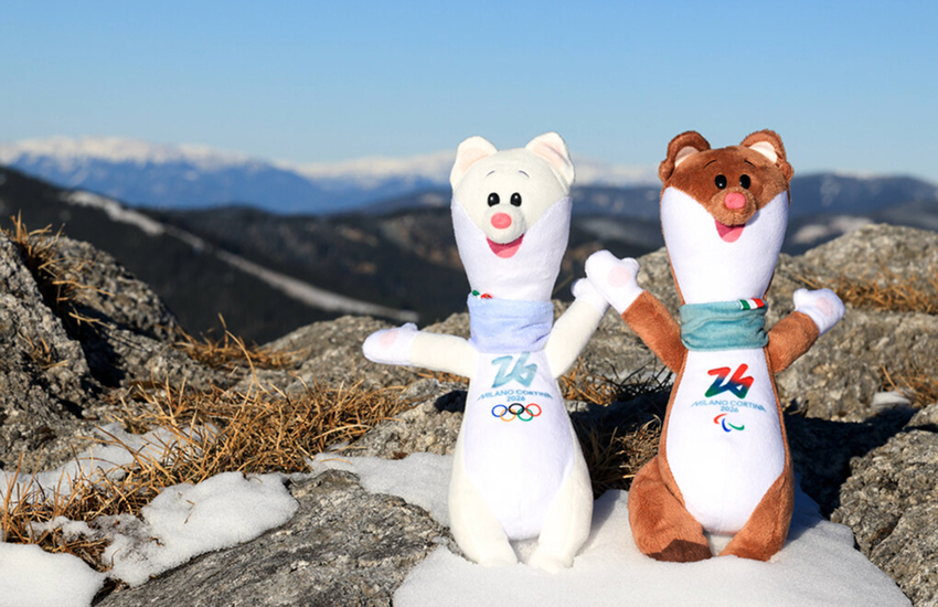 Maskottchen Tina und Milo