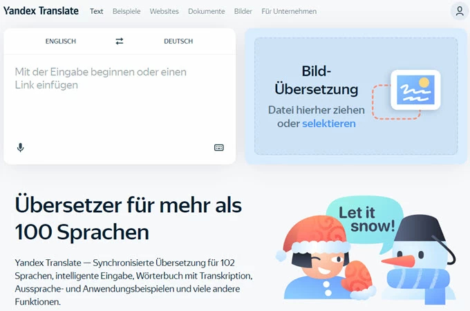 Übersetz mit foto