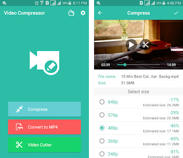video komprimieren android