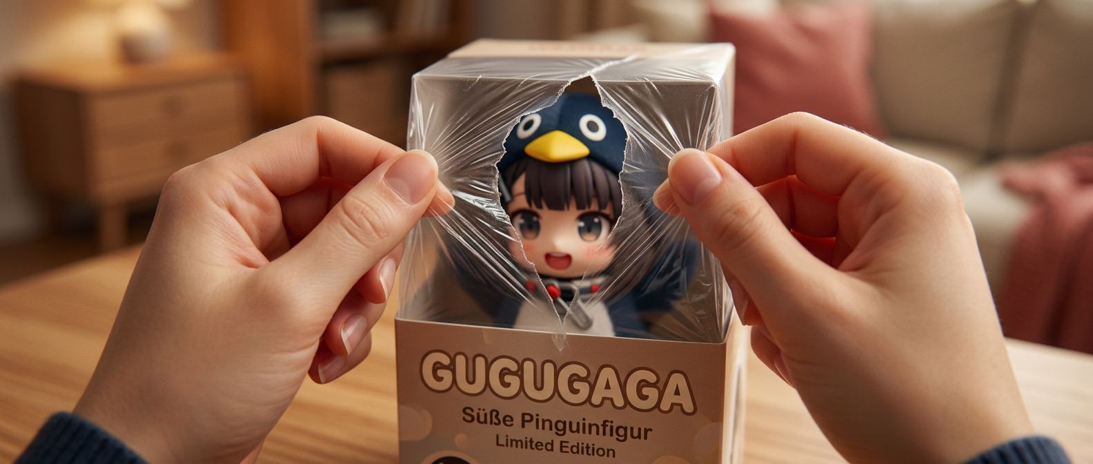 KI-generiertes Gugugaga Pinguin-Mädchen-Bild