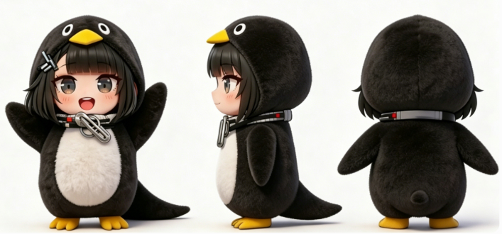 AI generiertes Gugugaga Video Pinguin Meme Trend