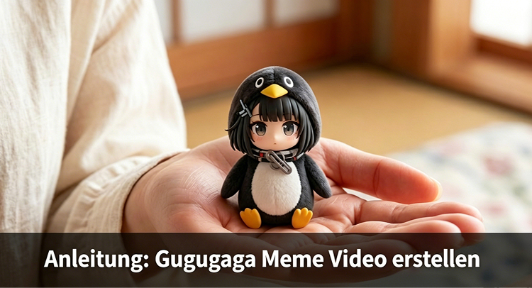 Gugugaga Meme Video erstellen Anleitung KI Video Generator