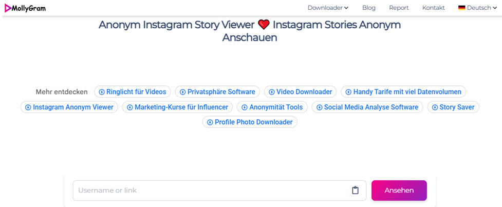 mollygram instagram story viewer
