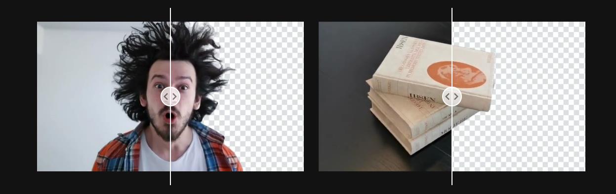 video hintergrund entfernen in unscreen